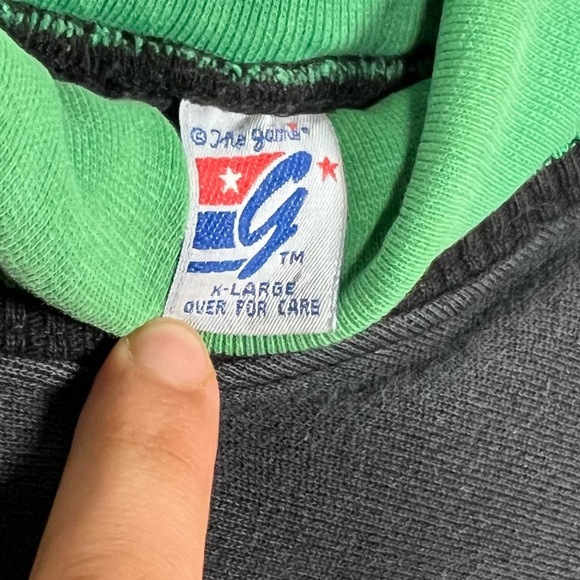 Vintage Minnesota North Stars Pullover Polo Sweatshirt - Picture 4 of 6